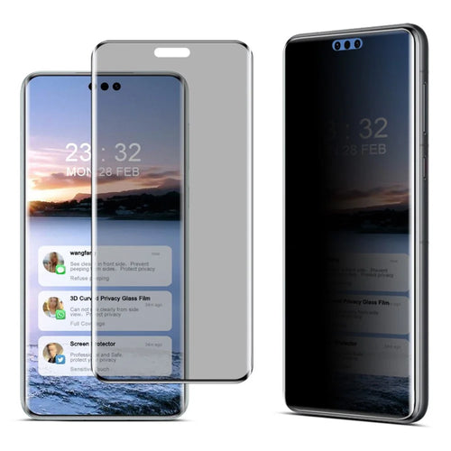 IMAK For Huawei Mate 60 Pro / Mate 60 Pro+ Film Anti-peep 3D Curved Full Screen Protectors - 1