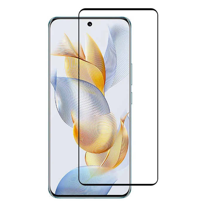 For Honor 90 Tempered Glass Screen Protector 3D Curved Anti-Scratch Film Side Glue - 1