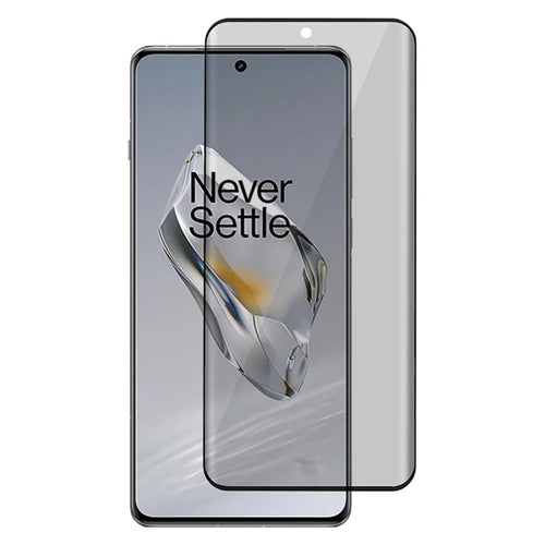 For OnePlus 12 5G Privacy Screen Protector 3D Curved High Aluminium-silicon Glass Film Silk Printing - 1