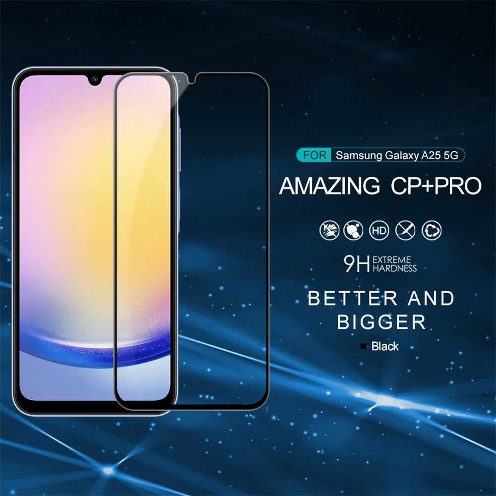 NILLKIN CP+PRO For Samsung Galaxy A25 5G (Global) (161.0 x 76.5 x 8.3mm) Screen Protector AGC Glass Film - 7