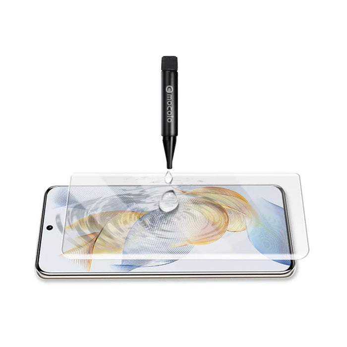 MOCOLO For Honor 90 Tempered Glass Film UV Liquid 3D Curved Screen Protector - 4