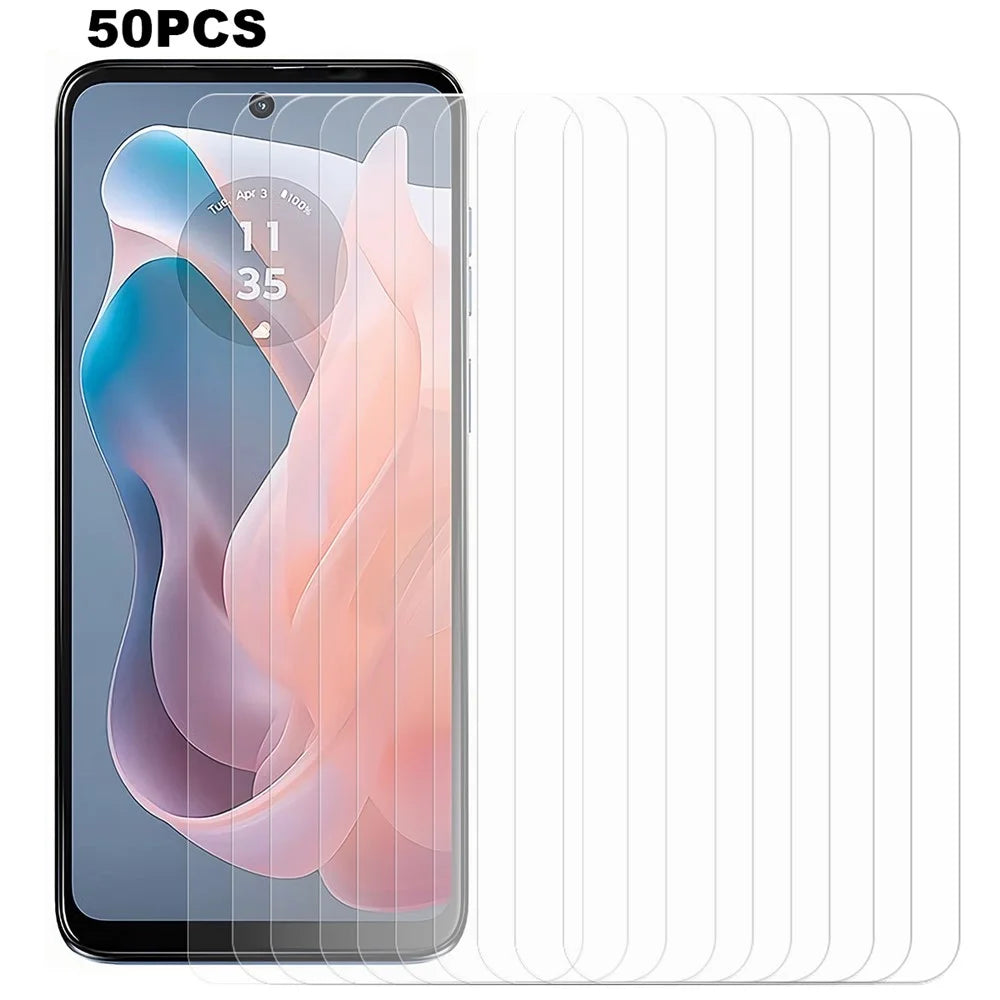 50PCS For Motorola Moto G Play (2024) 4G Screen Protector Ultra Clear Tempered Glass Film - 1