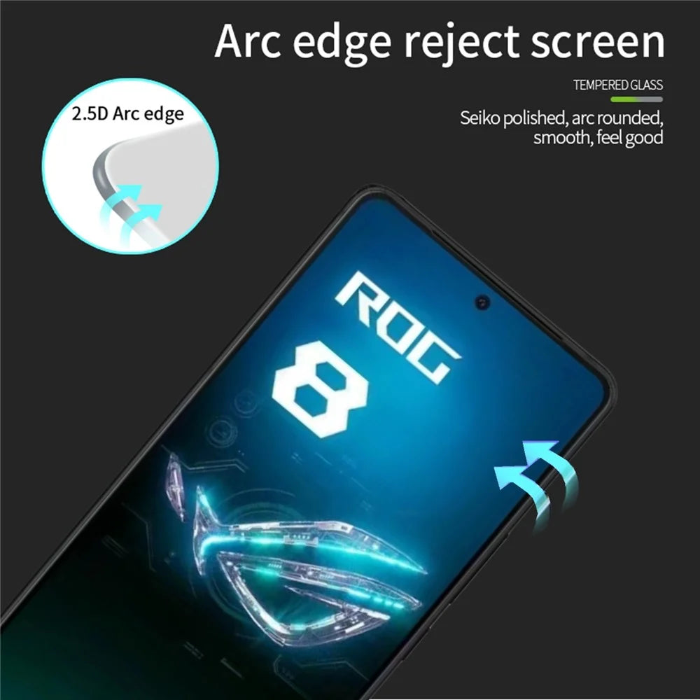 PINWUYO JK Tempered Glass Film Series-2 for Asus ROG Phone 8 5G / Phone 8 Pro 5G Screen Protector HD Clear Film - 6