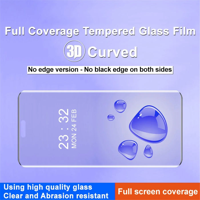 IMAK For Huawei Mate 60 RS Ultimate Screen Protector Tempered Glass 3D Curved HD Clear, Bubble Free - 3