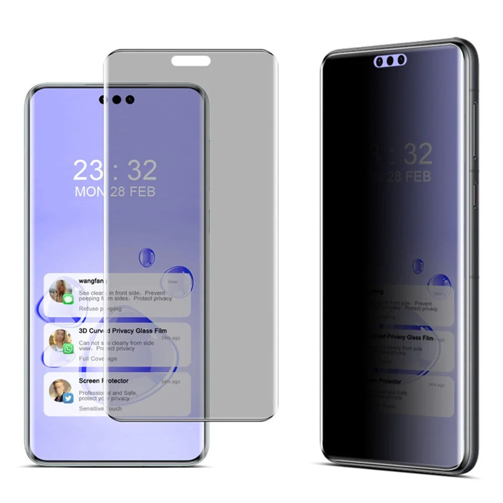 IMAK For Huawei Mate 60 Pro / Mate 60 Pro+ Screen Protector Privacy 3D Curved Shatterproof Film - 1