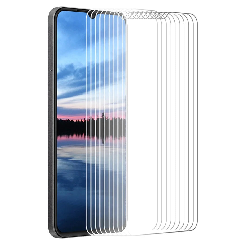 ENKAY HAT PRINCE 10Pcs For Oppo A18 4G  /  A38 4G High Aluminum-silicon Glass Large Arc Edge HD Screen Film - 1