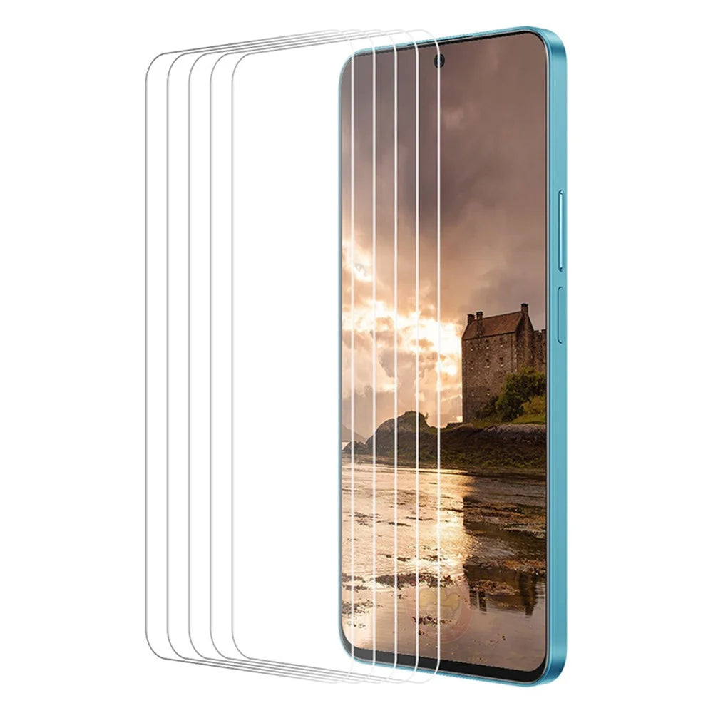 ENKAY HAT PRINCE 5Pcs For Huawei Enjoy 70 4G / nova Y72 4G HD High Aluminum-silicon Glass Film Anti-fingerprint Tempered Glass - 1