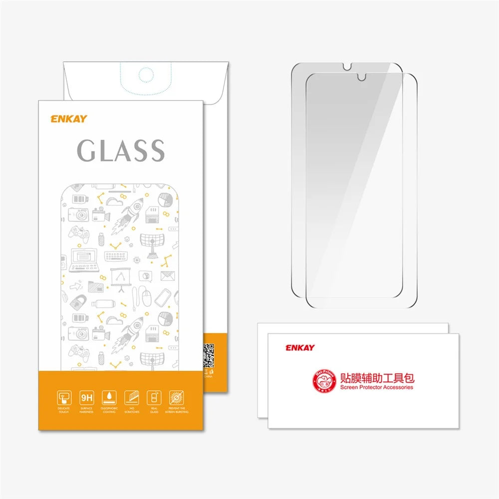 ENKAY HAT PRINCE 2Pcs For Honor Play 40 Screen Protector 9H Hardness Large Arc Edge - 6