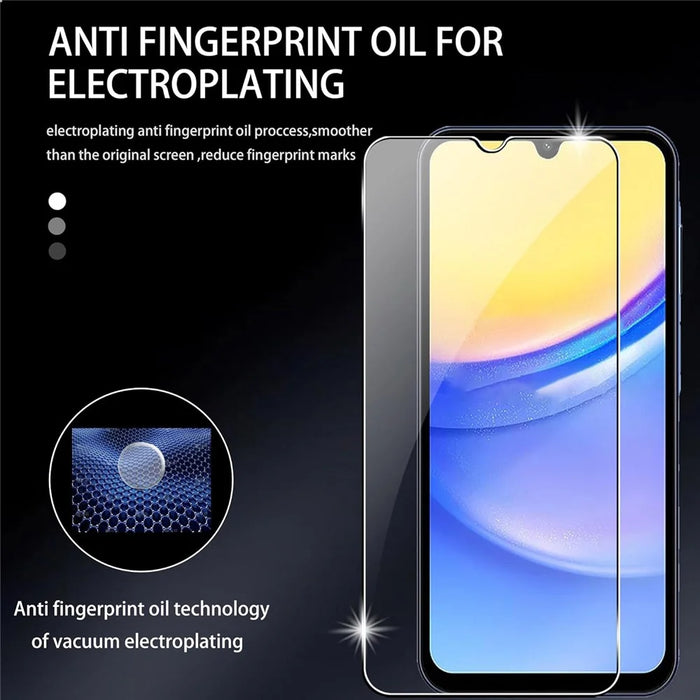 2Pcs For Samsung Galaxy A15 4G / 5G Tempered Glass Screen Protector + Lens Protectors Guard - 3