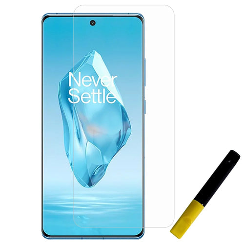 For OnePlus 12R 5G / Ace 3 5G Screen Protector UV Liquid  Tempered Glass Protective Film, Support Fingerprint Unlock - 1