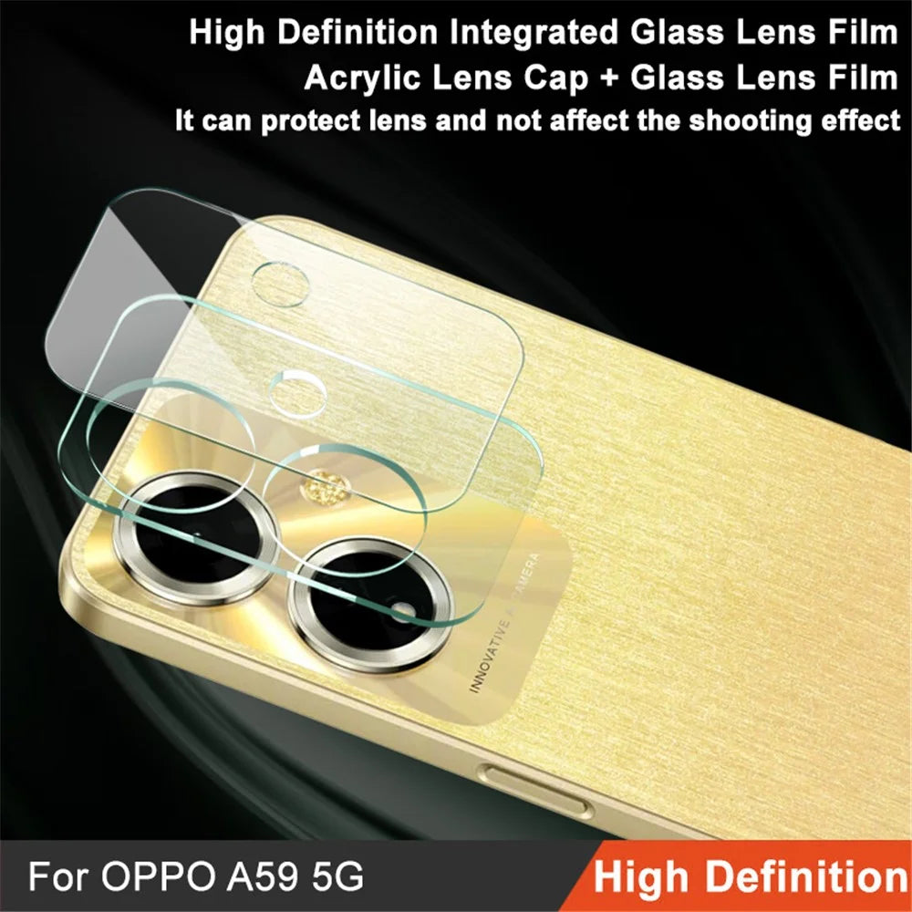 IMAK For Oppo A59 5G Camera Lens Protector Integrated Ultra Clear Film + Lens Cap - 2