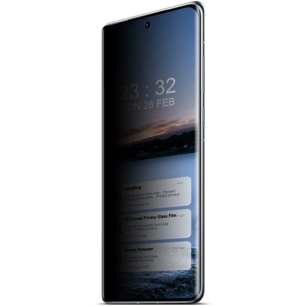 IMAK For Oppo Find X7 5G Anti-peep Screen Film Full Coverage 3D Curved Protector - 6