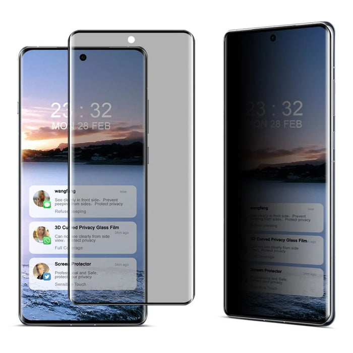 IMAK For Oppo Find X7 Ultra Screen Film Anti-peep Tempered Glass Screen Protector - 1