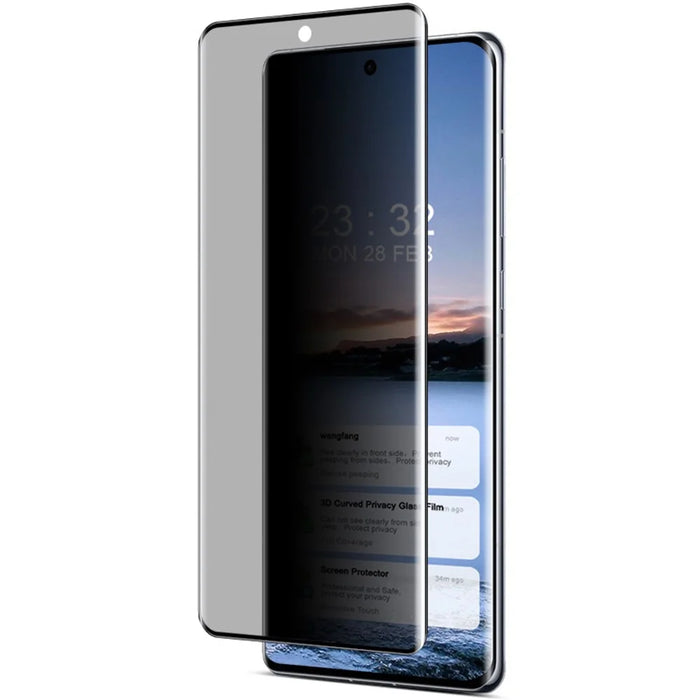 IMAK For Oppo Find X7 Ultra Screen Film Anti-peep Tempered Glass Screen Protector - 5