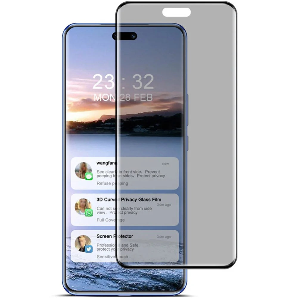 IMAK For Huawei nova 12 Pro 5G / nova 12 Ultra 5G Phone Protective Film Anti-peep 9H Screen Protector - 4