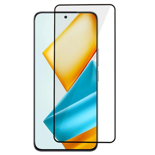 For Honor 90 GT 5G Full Glue Tempered Glass Film Silk Printing Full  Screen Protector - 1