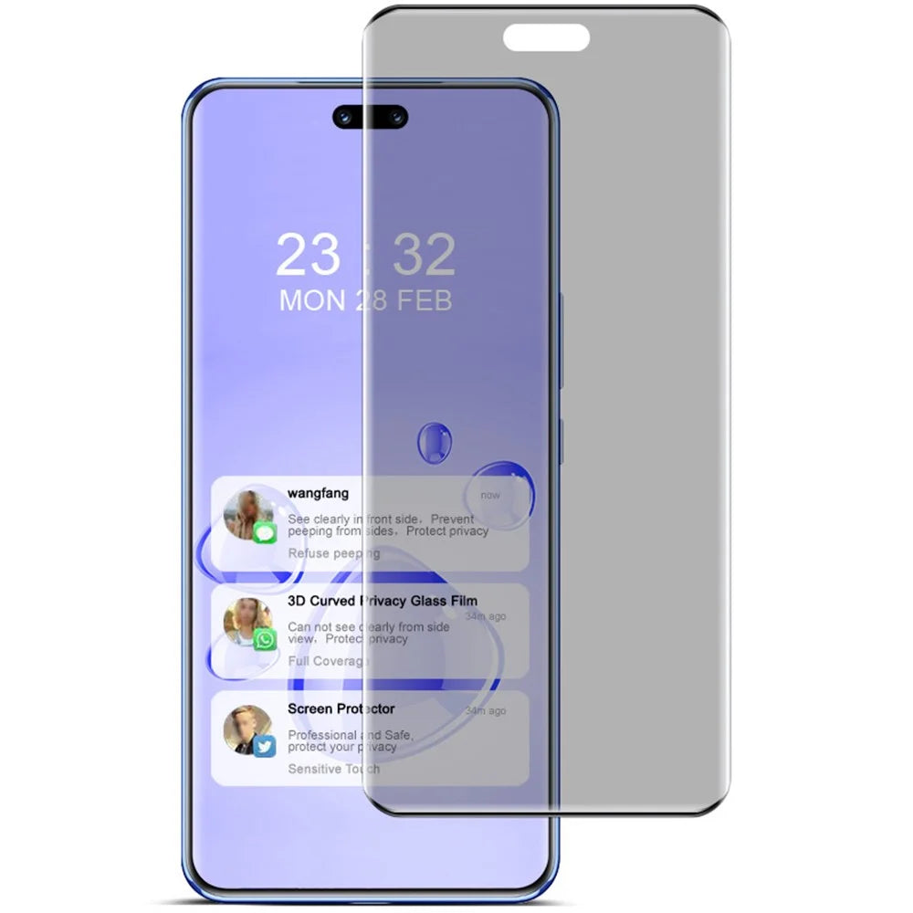 IMAK For Huawei nova 12 Pro 5G / nova 12 Ultra 5G Anti-Spy Screen Protector Tempered Glass Film - 1