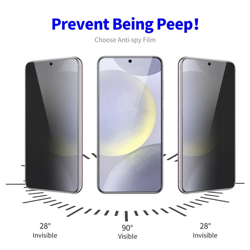 ENKAY HAT PRINCE For Samsung Galaxy S25+ / S24+ Anti-Spy Full Glue Screen Protector Full Coverage - 2