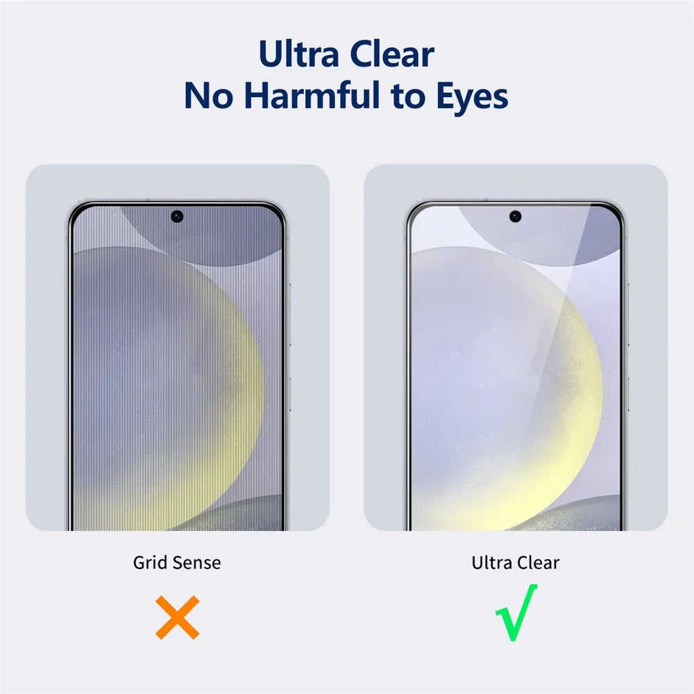 ENKAY HAT PRINCE 5Pcs For Samsung Galaxy S25+ / S24+ Anti-Peep Screen Protector Silk Printing Ultra Clear - 6