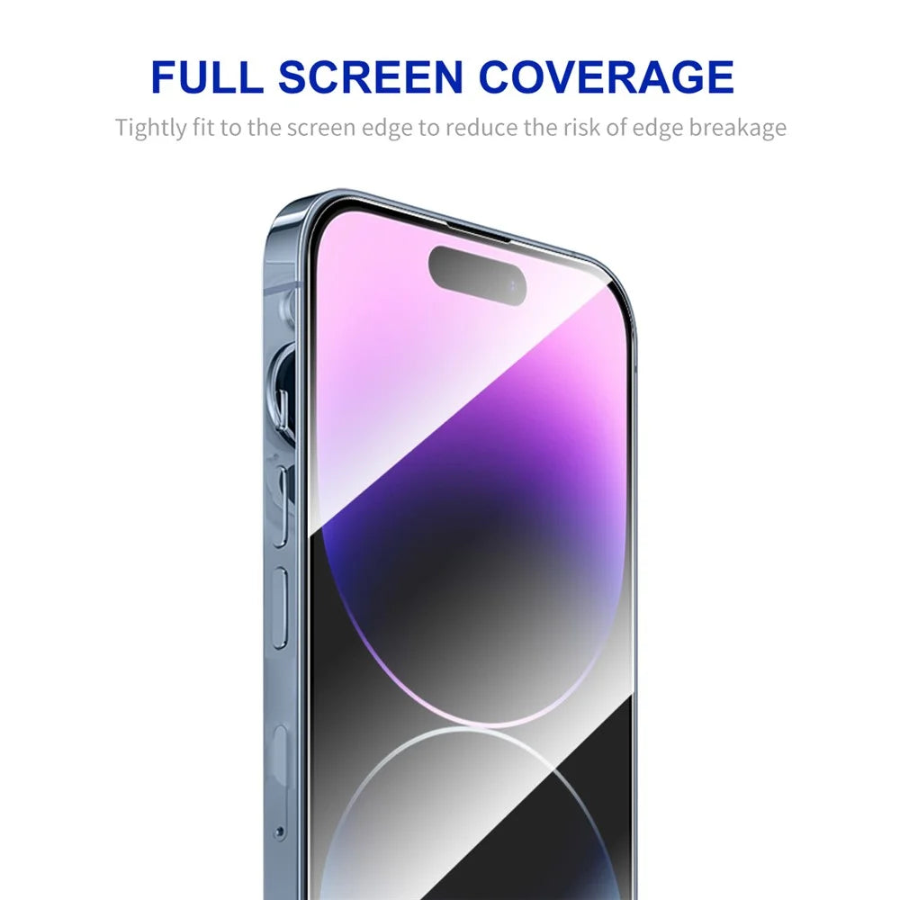 ENKAY HAT PRINCE For iPhone 14 Pro Max High Aluminium-silicon Glass Film Screen Protector Full Glue - 3