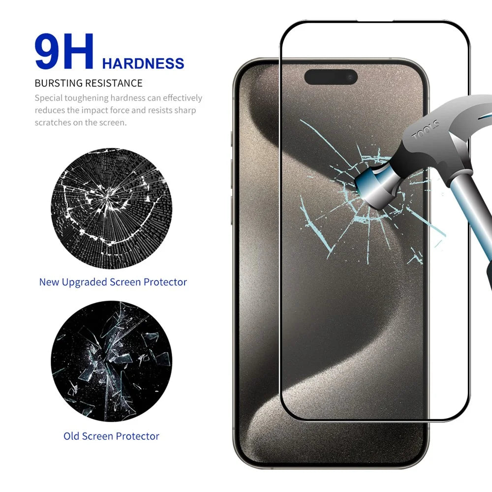 ENKAY HAT PRINCE For iPhone 15 Pro Film Anti-scratch Anti-explosion Phone Screen Protector - 4