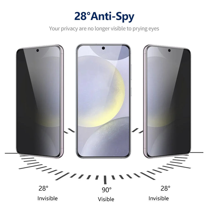 ENKAY HAT PRINCE 2Pcs For Samsung Galaxy S23+ Anti-Spy Privacy Screen Protector Full Coverage - 5