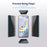 ENKAY HAT PRINCE 5Pcs For Samsung Galaxy S23 Privacy Screen Protector Silk Printing Anti-Peep Film - 2