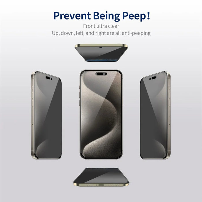 ENKAY HAT PRINCE 2Pcs For iPhone 14 Pro Max Anti-Peep Full Screen Protector Privacy Protection - 2
