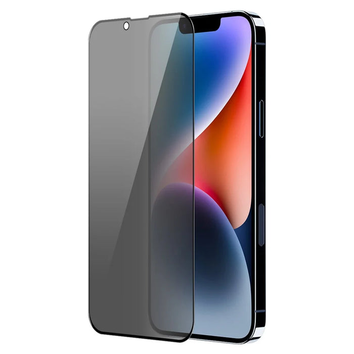 ENKAY HAT PRINCE For iPhone 14 Plus Anti-Spy Screen Protector HD Clear Full Cover Silk Printing - 1