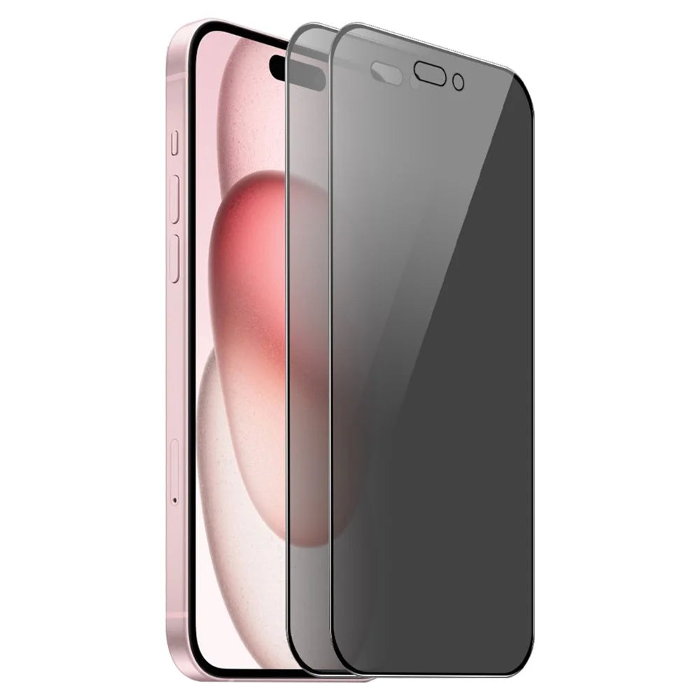 ENKAY HAT PRINCE 2Pcs For iPhone 15 Plus Screen Protector Privacy Protection Anti-explosion Film - 1