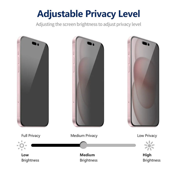 ENKAY HAT PRINCE 2Pcs For iPhone 15 Plus Screen Protector Privacy Protection Anti-explosion Film - 4