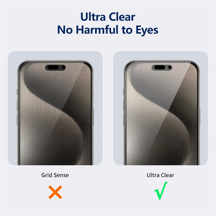 ENKAY HAT PRINCE For iPhone 15 Pro Screen Protector Anti-Spy Scratch-resistant 9H Film - 6