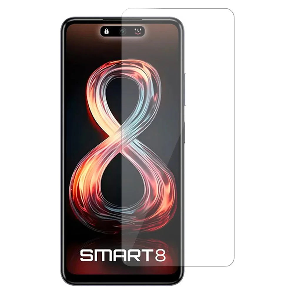For Infinix Smart 8 Pro 4G Tempered Glass Screen Protector 0.3mm Arc Edge Film - 1
