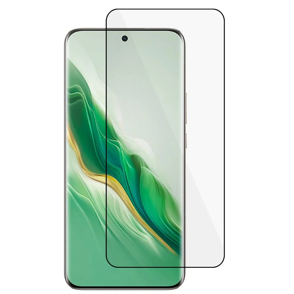 For Honor Magic6 5G Tempered Glass Screen Protector Side Glue 3D Curved Anti-Scratch Film - 1