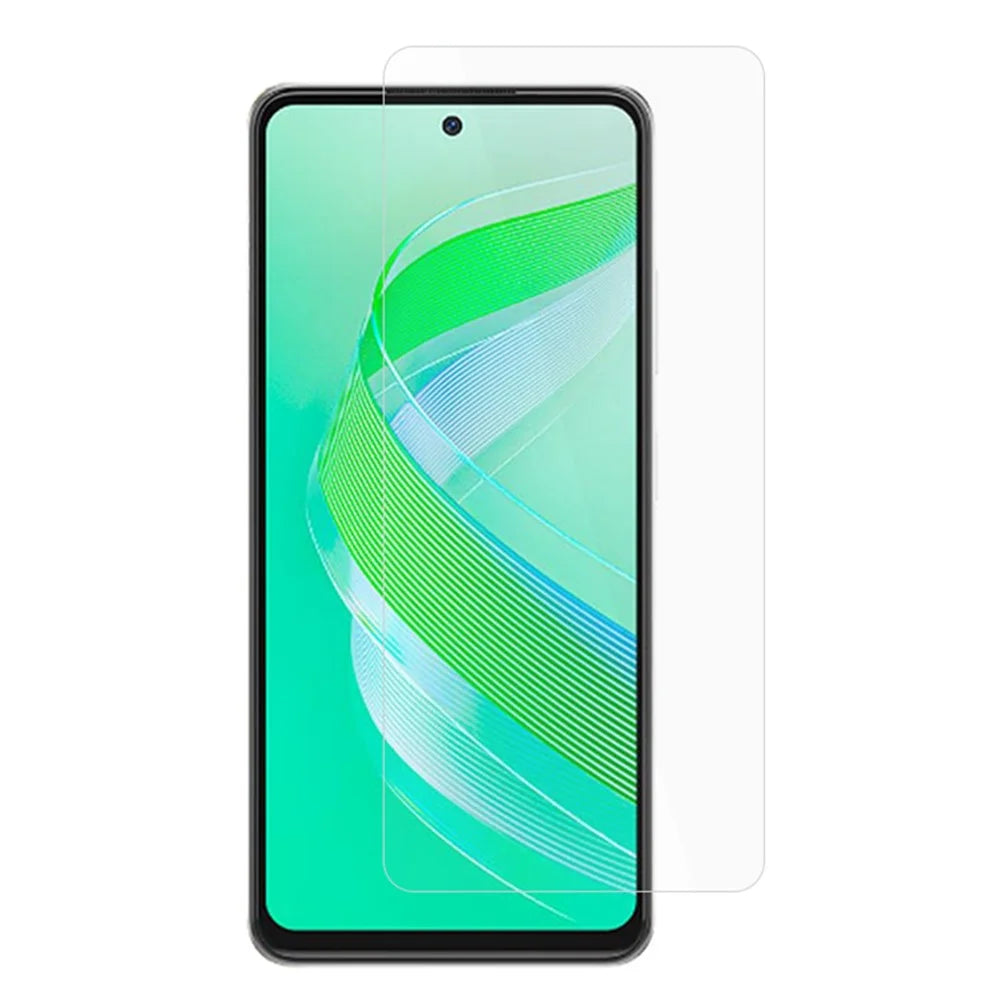 For Infinix Smart 8 Plus Tempered Glass Phone Screen Protector 0.3mm Arc Edge - 1