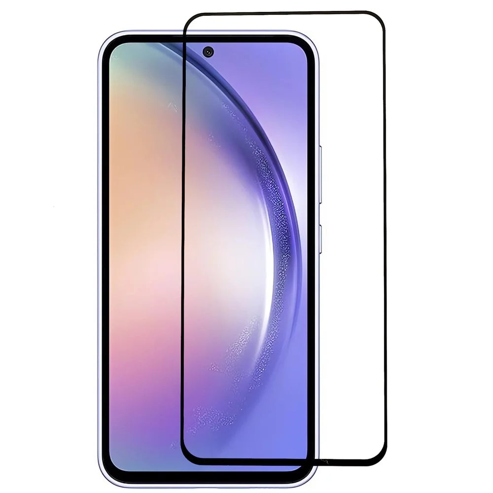 For Samsung Galaxy A55 5G Tempered Glass Screen Protector Full Glue Silk Printing Film - 1