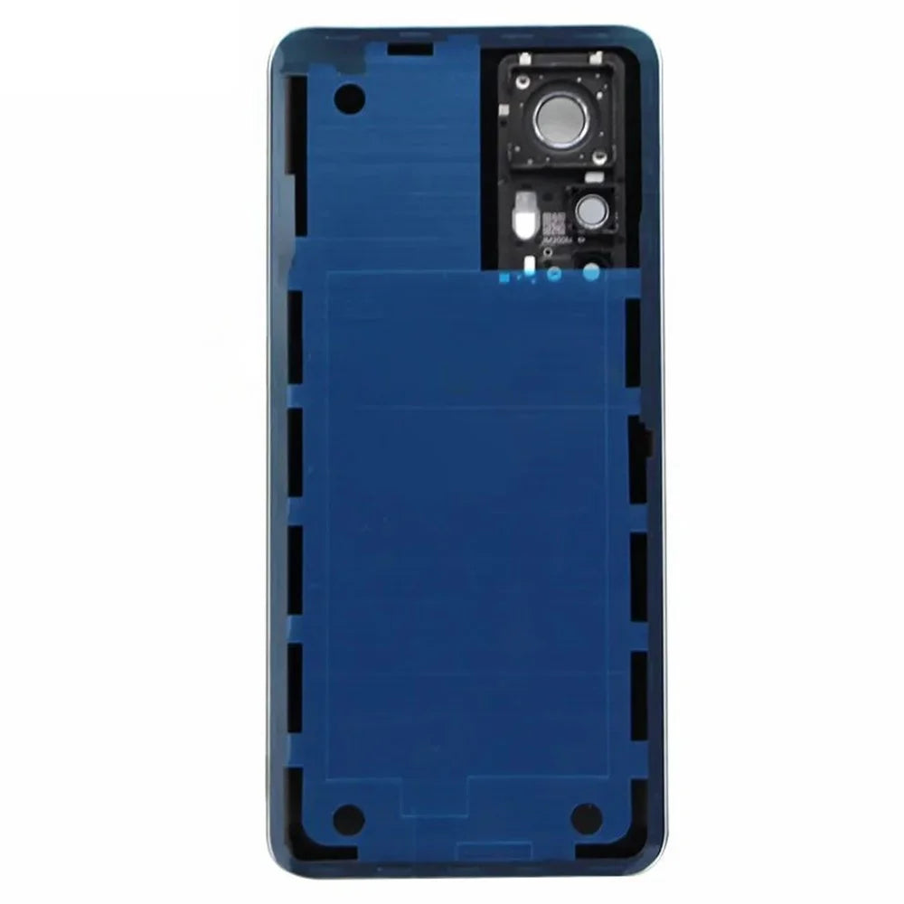 For Xiaomi 12T 5G Back Battery Housing Cover with Camera Ring Lens Cover Spare Part - Black - 2