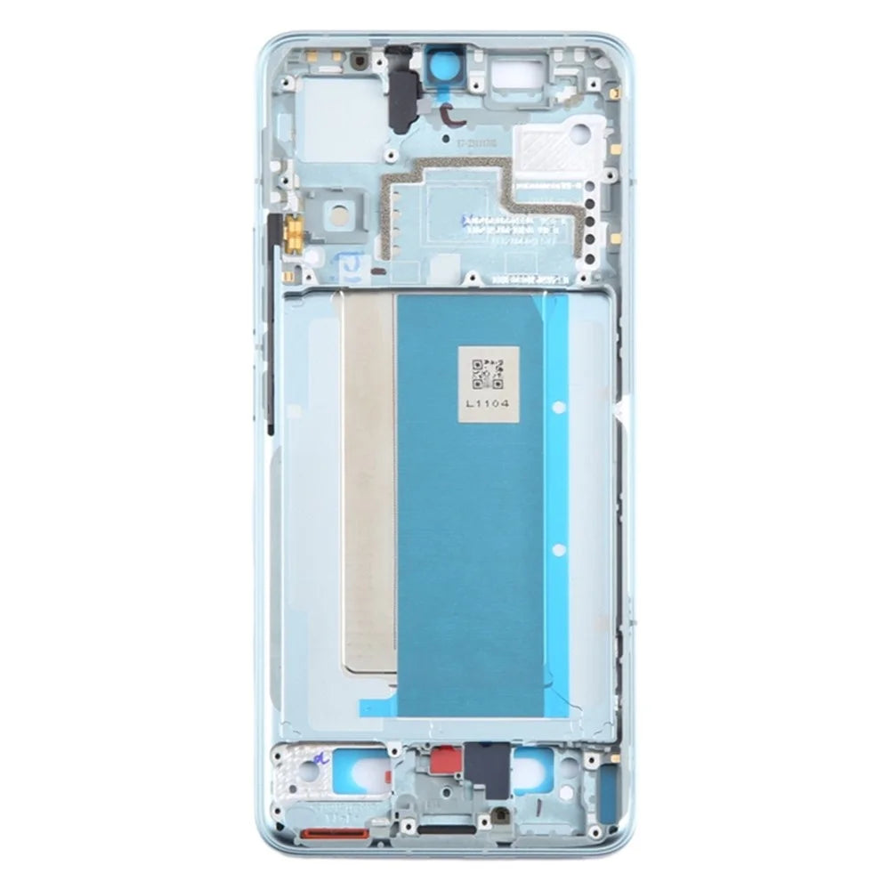 For Xiaomi Redmi K70 5G / Redmi K70 Pro 5G Phone Middle Plate Frame Repair Part (A-Side) (Without Logo) - Green - 2