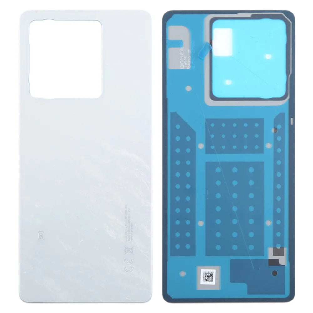 For Xiaomi Redmi Note 13 5G OEM Battery Door Cover Replacement Part - White - 1