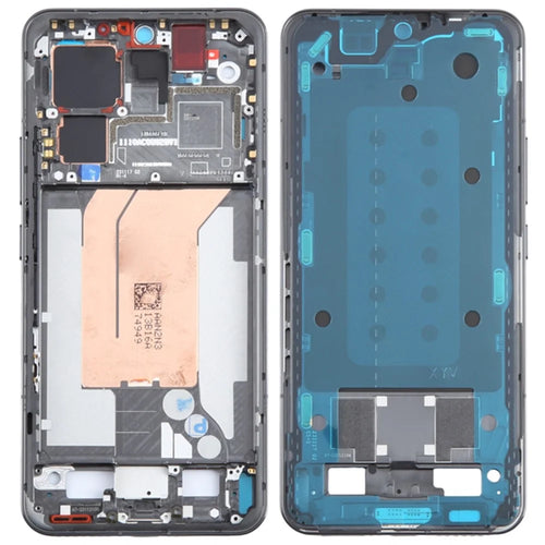 For Xiaomi 14 Pro Phone Middle Plate Frame Repair Part (A-Side) (without Logo) - Black - 1