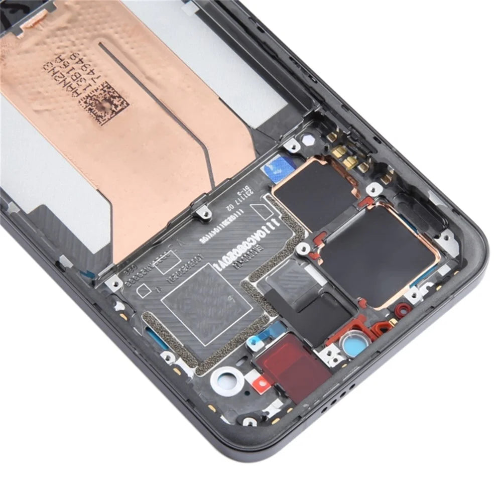 For Xiaomi 14 Pro Phone Middle Plate Frame Repair Part (A-Side) (without Logo) - Black - 5