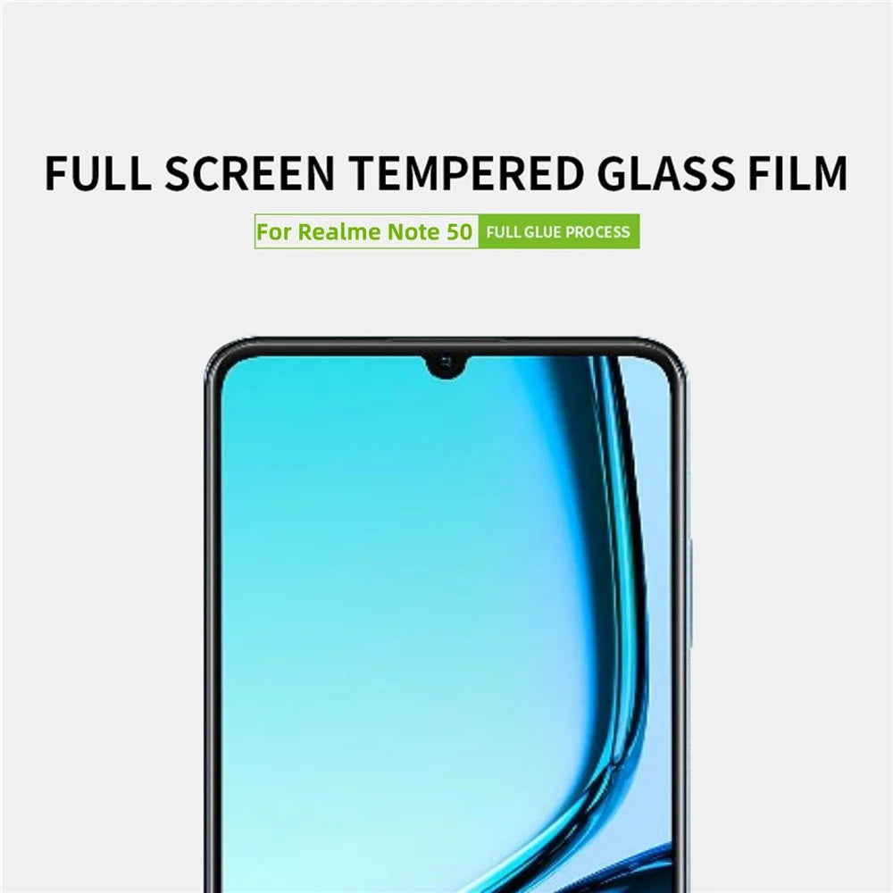 PINWUYO JK Tempered Glass Film Series-2 for Realme Note 50 4G Screen Protector High Aluminum-silicon Glass - 3
