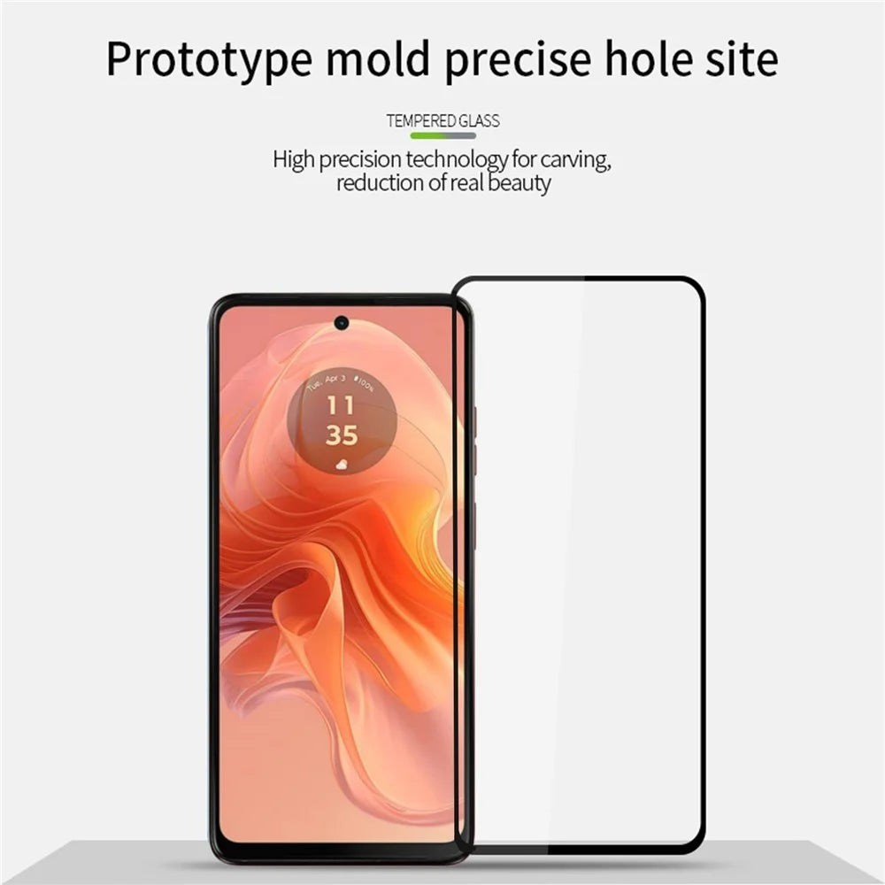 PINWUYO JK Tempered Glass Film Series-2 for Motorola Moto E14 4G / G04 4G / G04s 4G / G24 4G Screen Protector 9H Hardness Case Friendly - 7