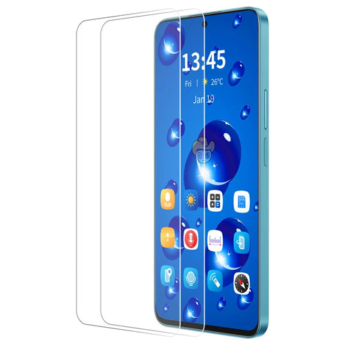 ENKAY HAT PRINCE 2Pcs For Motorola Moto E14 4G / G04 4G / G04s 4G / G24 4G Screen Protector 9H Large Arc Edge Film - 1