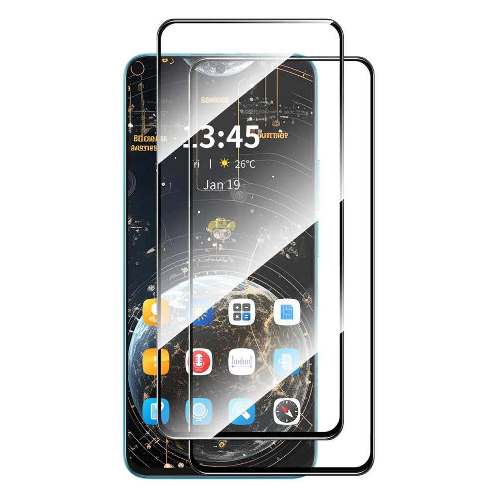 ENKAY HAT PRINCE 2Pcs for Motorola Moto E14 4G / G04 4G / G04s 4G / G24 4G Full Glue Silk Printing Screen Protector - 1
