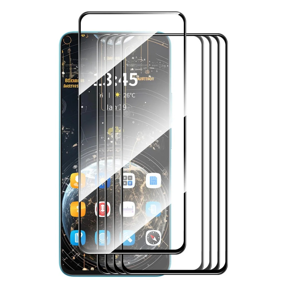 ENKAY HAT PRINCE 5Pcs for Motorola Moto G Play (2024) 4G Screen Protector 2.5D 9H Silk Printing Film - 1