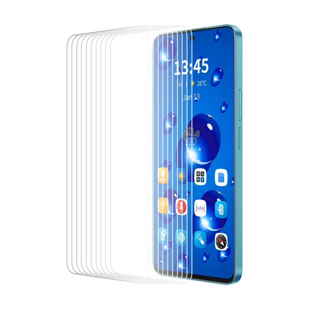 ENKAY HAT PRINCE 10Pcs For Motorola Moto G Play (2024) 4G Screen Protector Large Arc Edge Anti-explosion - 1