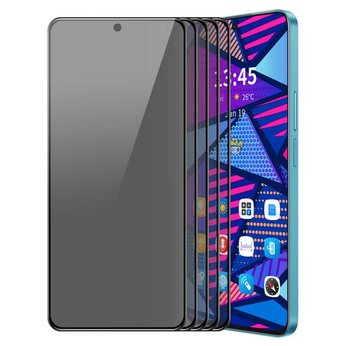 ENKAY HAT PRINCE 5Pcs For Motorola Moto G Play (2024) 4G Film 28-degree Anti-peep Tempered Glass Screen Protector - 1