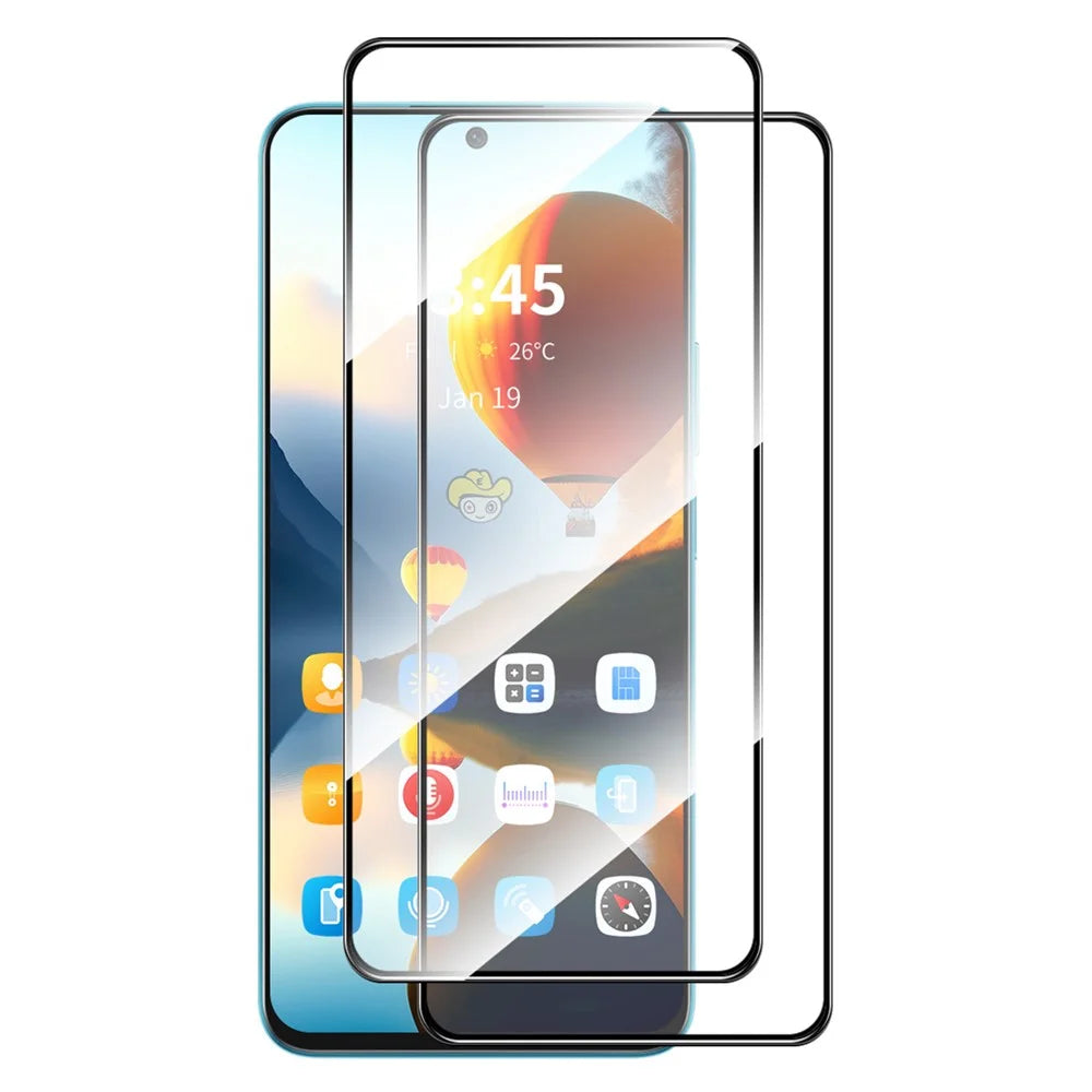 ENKAY HAT PRINCE 2Pcs for Nothing Phone (2a) Plus / Phone (2a) Film Silk Printing 2.5D Anti-Fingerprint Screen Protector - 1