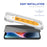 ENKAY HAT PRINCE For iPhone 14 Plus Screen Protector with Easy Installation Tool Anti-Spy Full Cover Film - 2